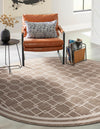 Metro Heights Collection Area Rug -  Wall Round Beige  lifestyle 31