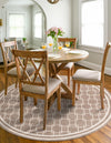 Metro Heights Collection Area Rug -  Wall Round Beige  lifestyle 37