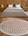 Metro Heights Collection Area Rug -  Wall Round Beige  lifestyle 40