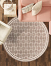 Metro Heights Collection Area Rug -  Wall Round Beige  lifestyle 52
