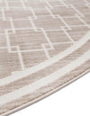 Metro Heights Collection Area Rug -  Wall Round Beige  lifestyle 31