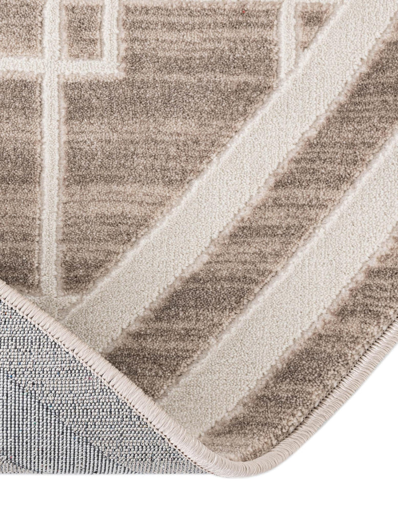Metro Heights Collection Area Rug -  Wall Round Beige  lifestyle 37