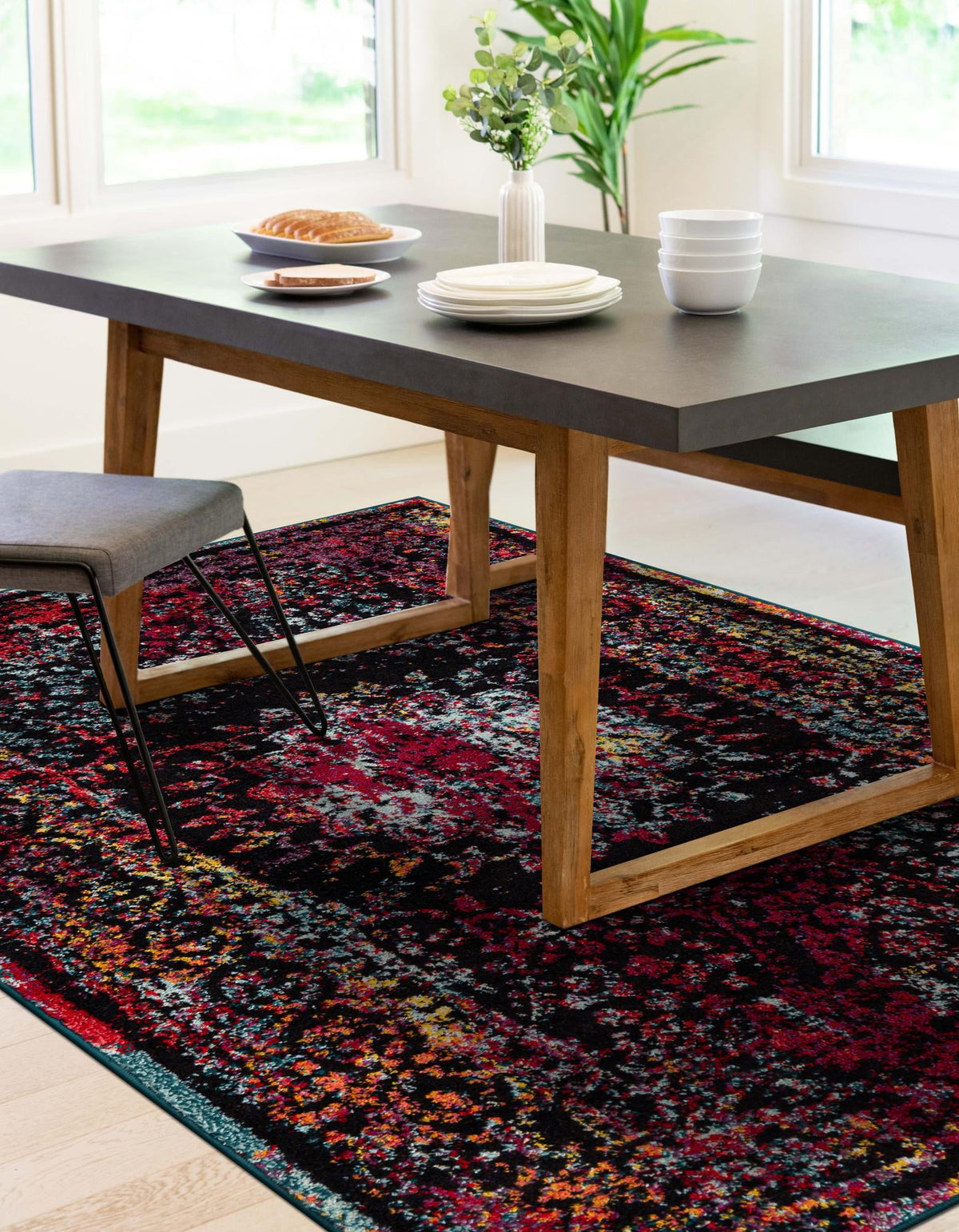 Brighton Terrace Collection Area Rug -  Withdean Rectangle Multi  lifestyle 7