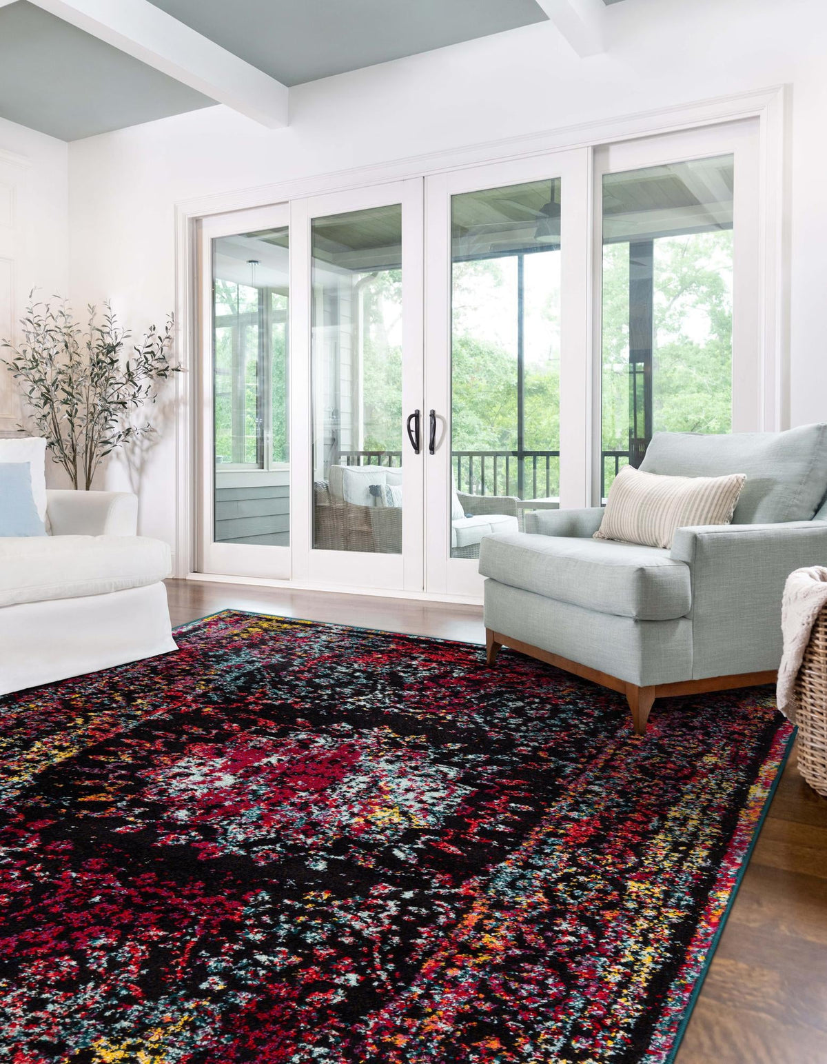 Brighton Terrace Collection Area Rug -  Withdean Rectangle Multi  lifestyle 8