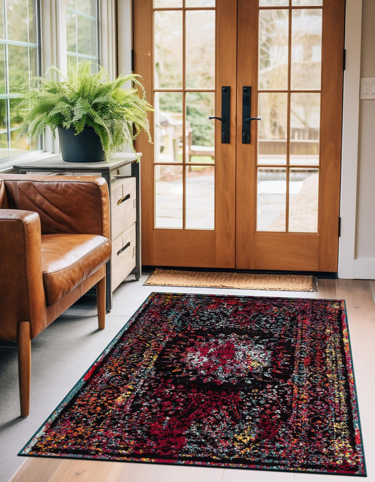 Brighton Terrace Collection Area Rug -  Withdean Rectangle Multi  lifestyle 10