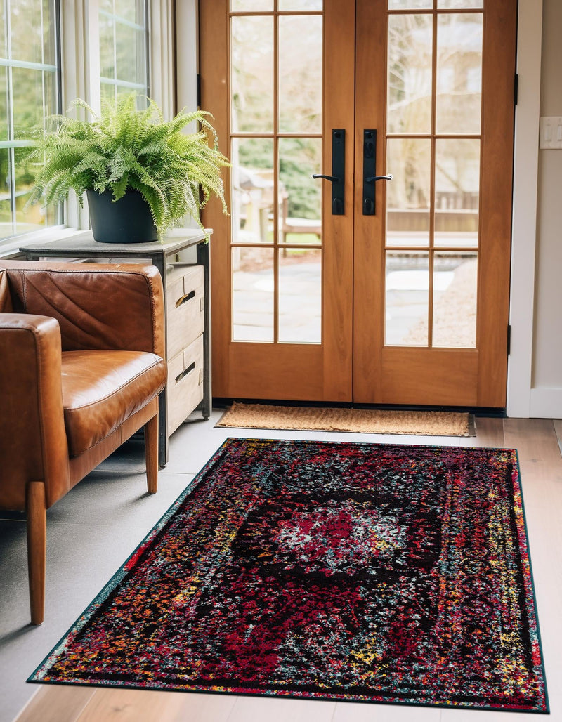 Brighton Terrace Collection Area Rug -  Withdean Rectangle Multi  lifestyle 10