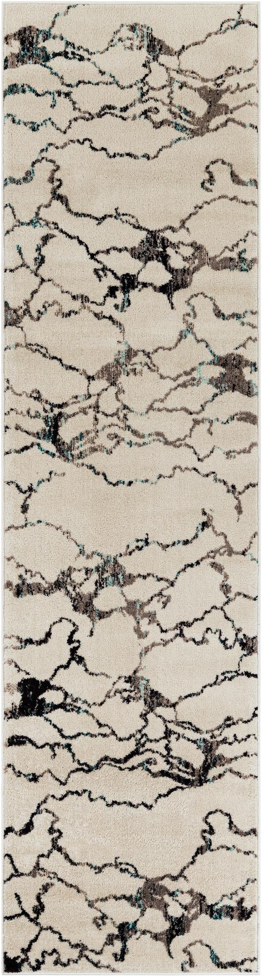 Brighton Terrace Collection Area Rug -  Aldrington Runner Ivory  lifestyle 91
