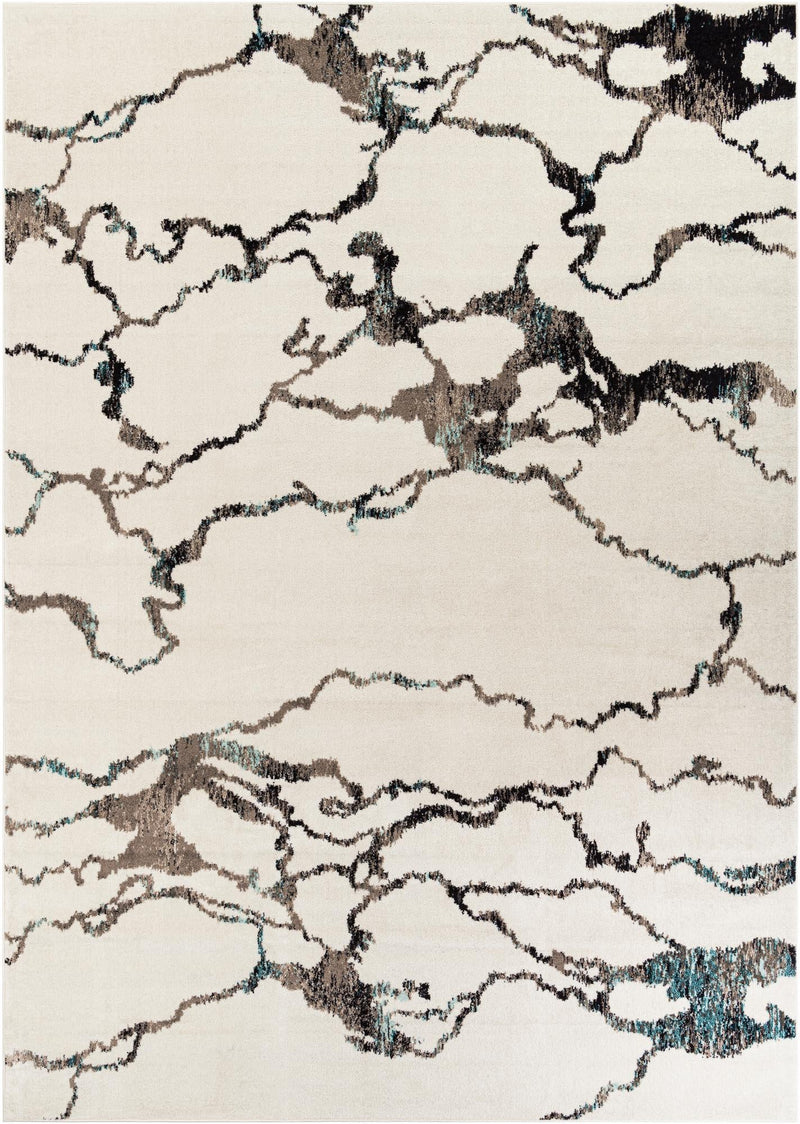 Brighton Terrace Collection Area Rug -  Aldrington Rectangle Ivory  lifestyle 3