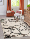 Brighton Terrace Collection Area Rug -  Aldrington Rectangle Ivory  lifestyle 3