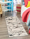 Brighton Terrace Collection Area Rug -  Aldrington Runner Ivory  lifestyle 54