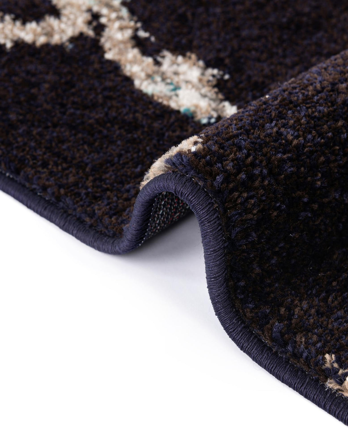 Brighton Terrace Collection Area Rug -  Aldrington Rectangle Navy Blue  lifestyle 34