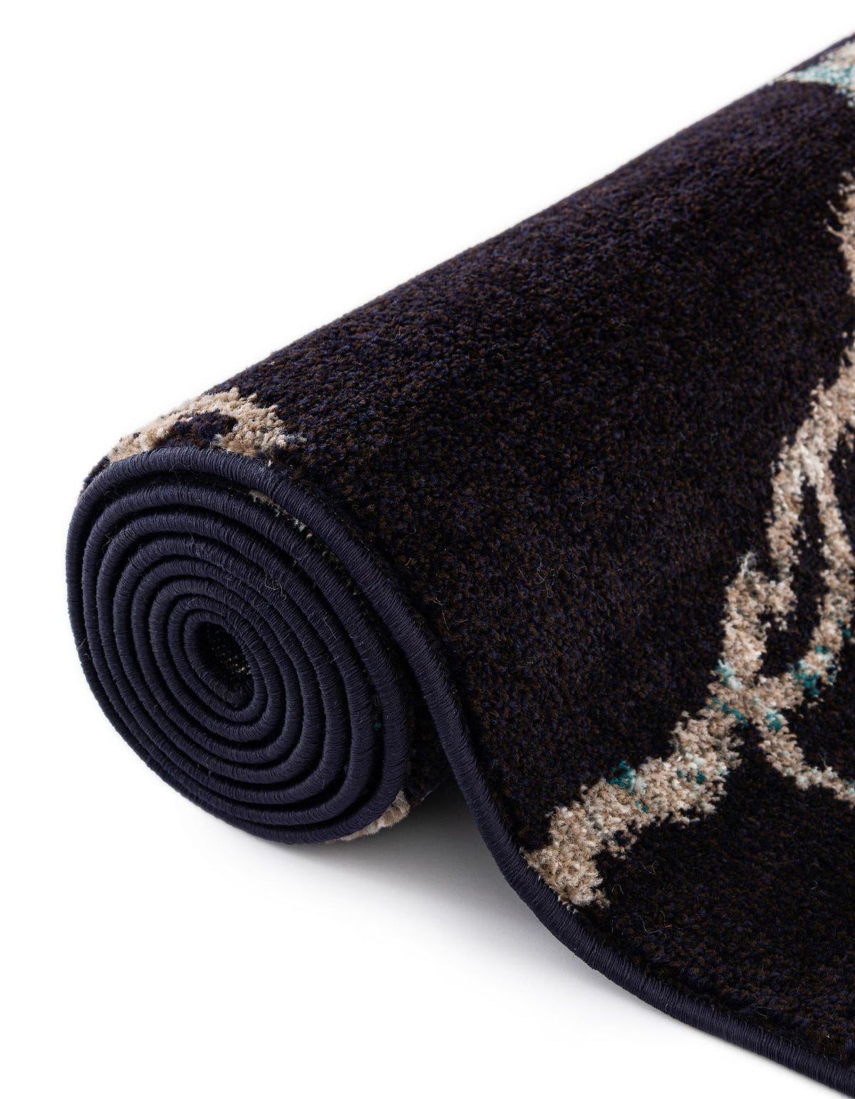 Brighton Terrace Collection Area Rug -  Aldrington Rectangle Navy Blue  lifestyle 38