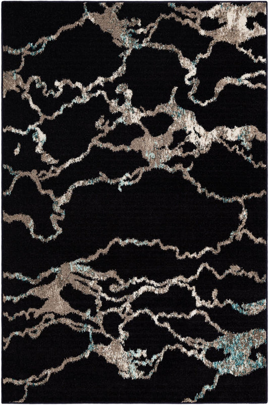 Brighton Terrace Collection Area Rug -  Aldrington Rectangle Navy Blue  lifestyle 2