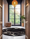 Brighton Terrace Collection Area Rug -  Aldrington Round Navy Blue  lifestyle 59