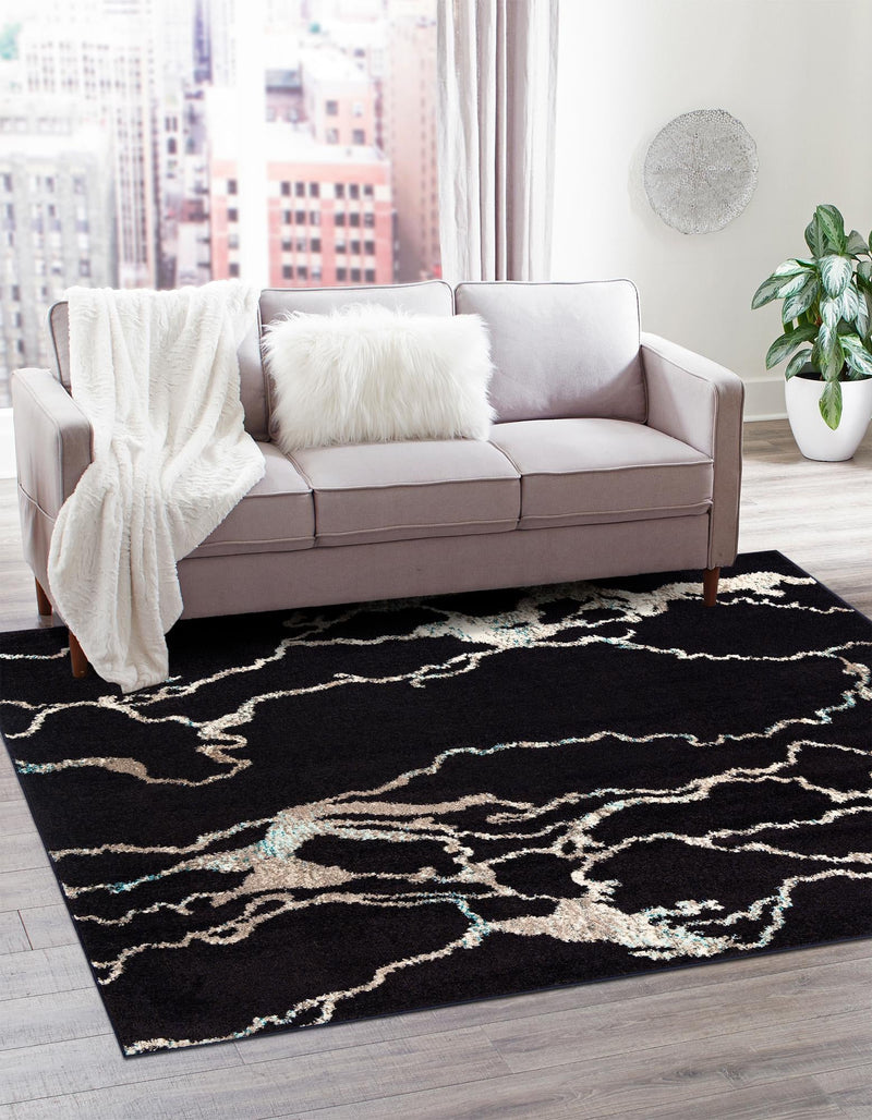 Brighton Terrace Collection Area Rug -  Aldrington Square Navy Blue  lifestyle 48