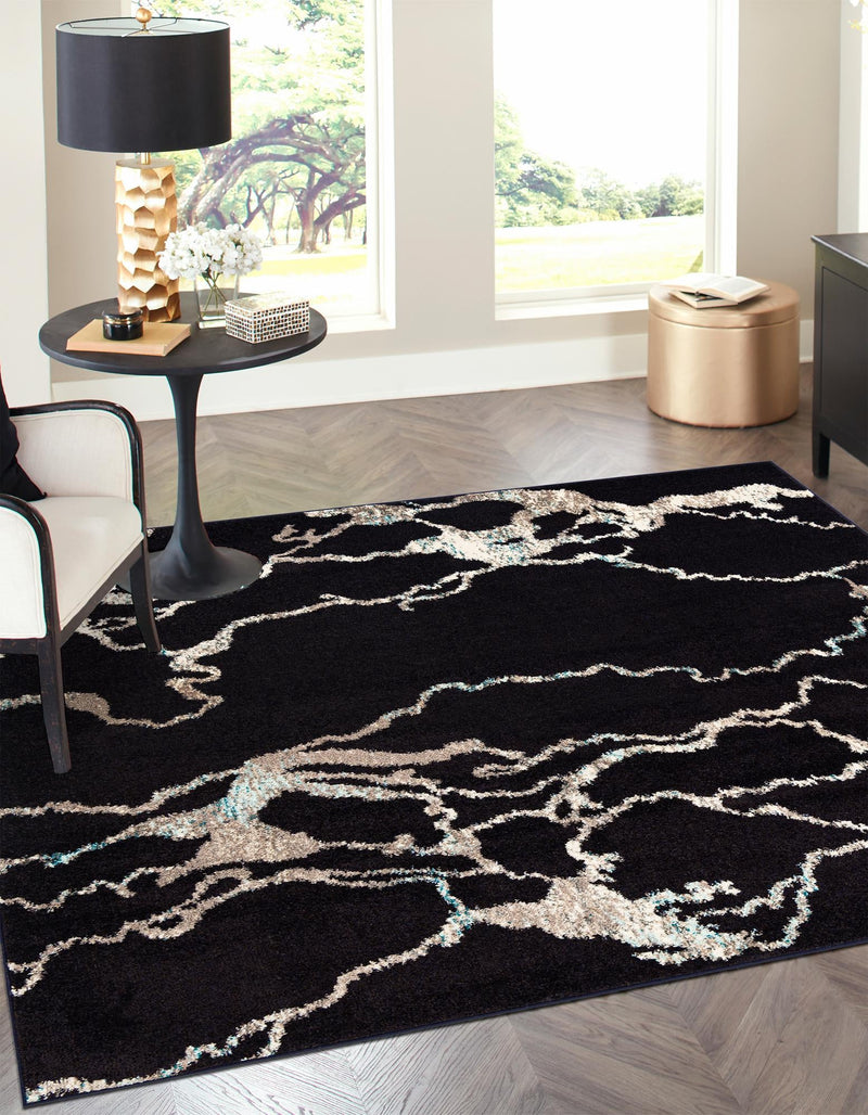 Brighton Terrace Collection Area Rug -  Aldrington Square Navy Blue  lifestyle 62