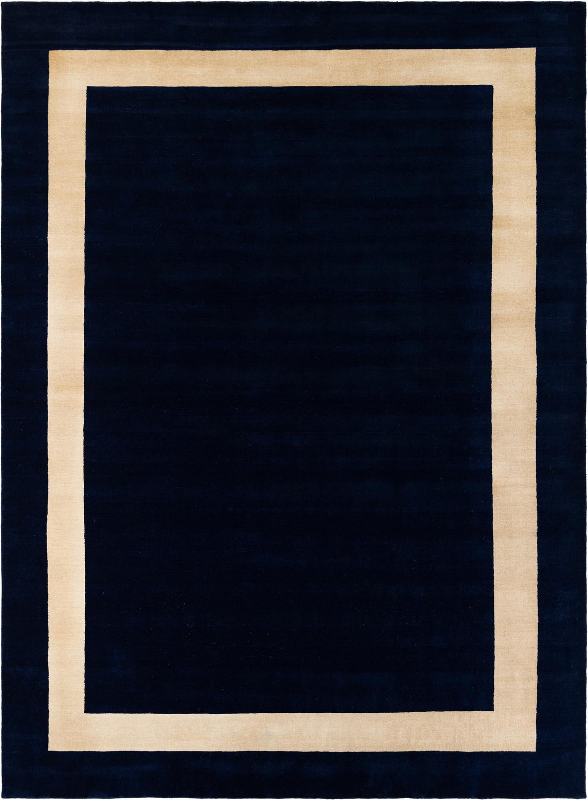Zara Hills Wool Collection Area Rug - Glenway Rectangle Cobalt Blue  lifestyle 3