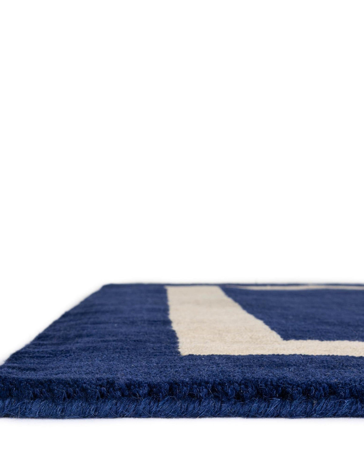 Zara Hills Wool Collection Area Rug - Glenway Rectangle Cobalt Blue  lifestyle 14