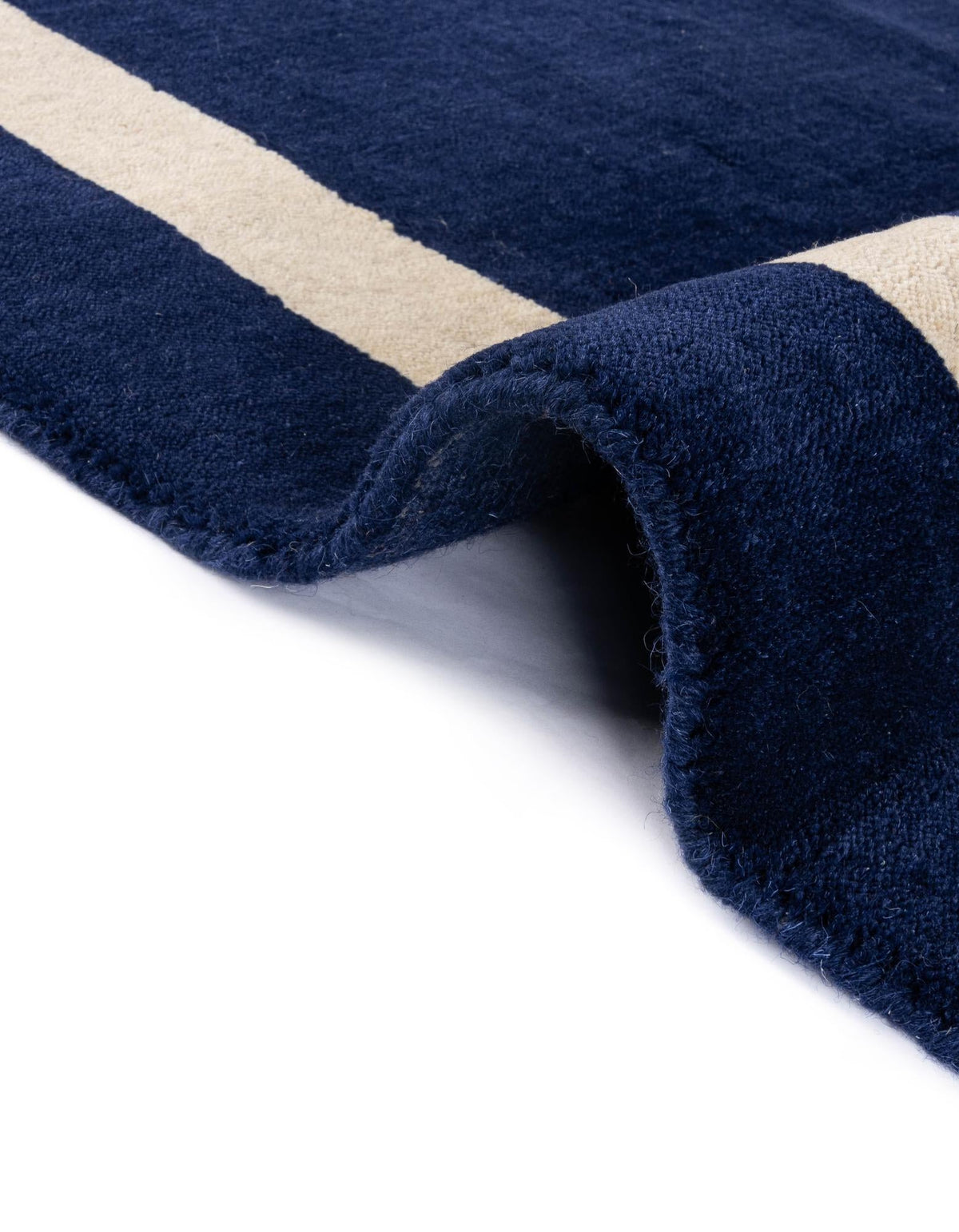 Zara Hills Wool Collection Area Rug - Glenway Rectangle Cobalt Blue  lifestyle 20