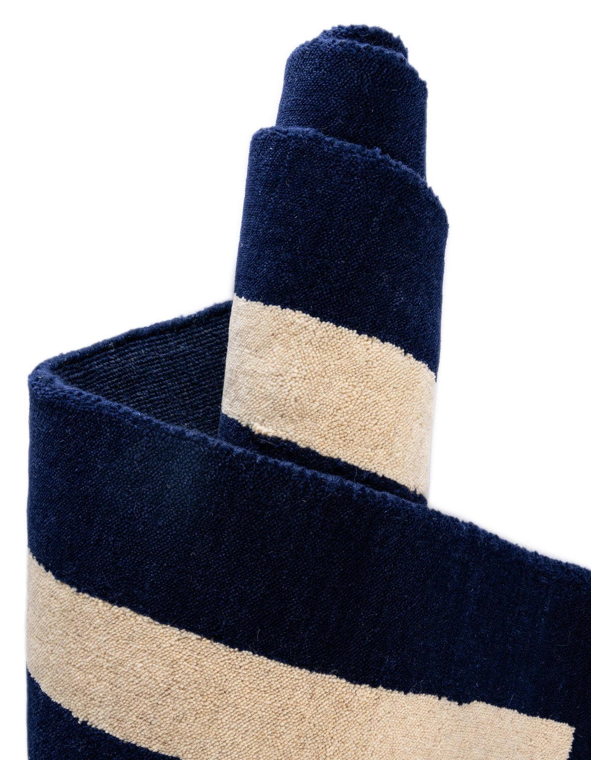 Zara Hills Wool Collection Area Rug - Glenway Rectangle Cobalt Blue  lifestyle 22