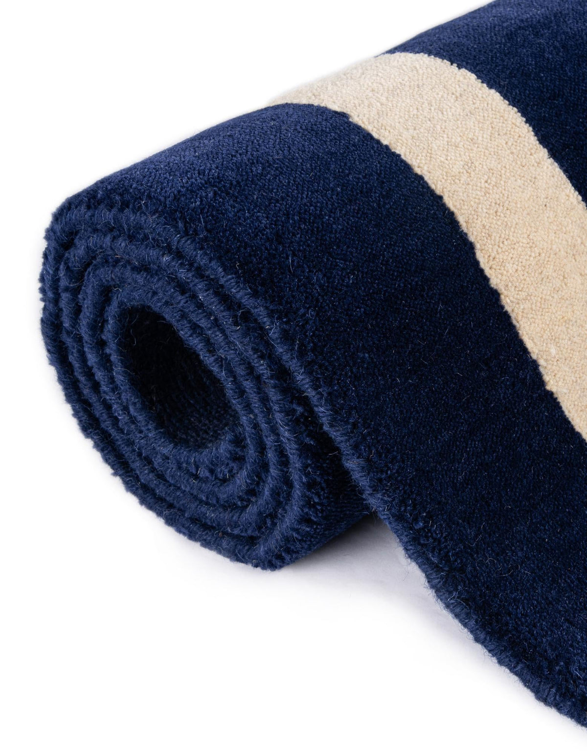 Zara Hills Wool Collection Area Rug - Glenway Rectangle Cobalt Blue  lifestyle 24