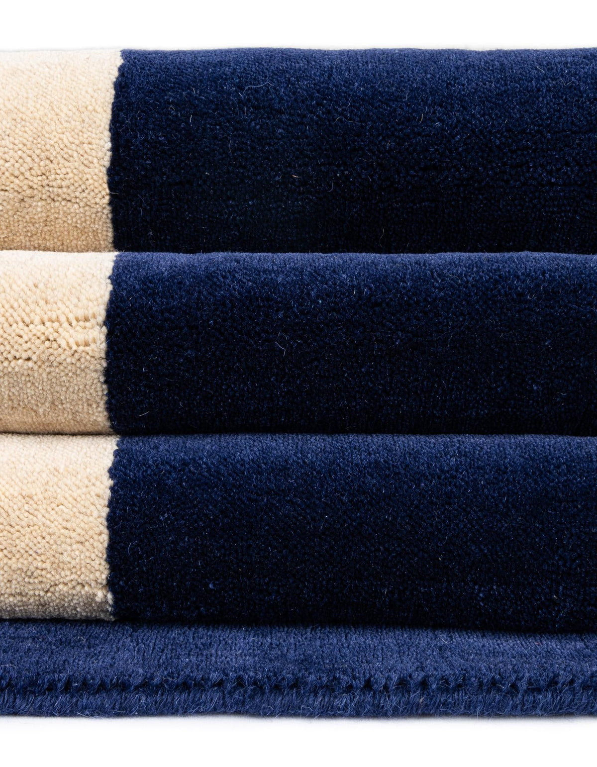 Zara Hills Wool Collection Area Rug - Glenway Rectangle Cobalt Blue  lifestyle 28