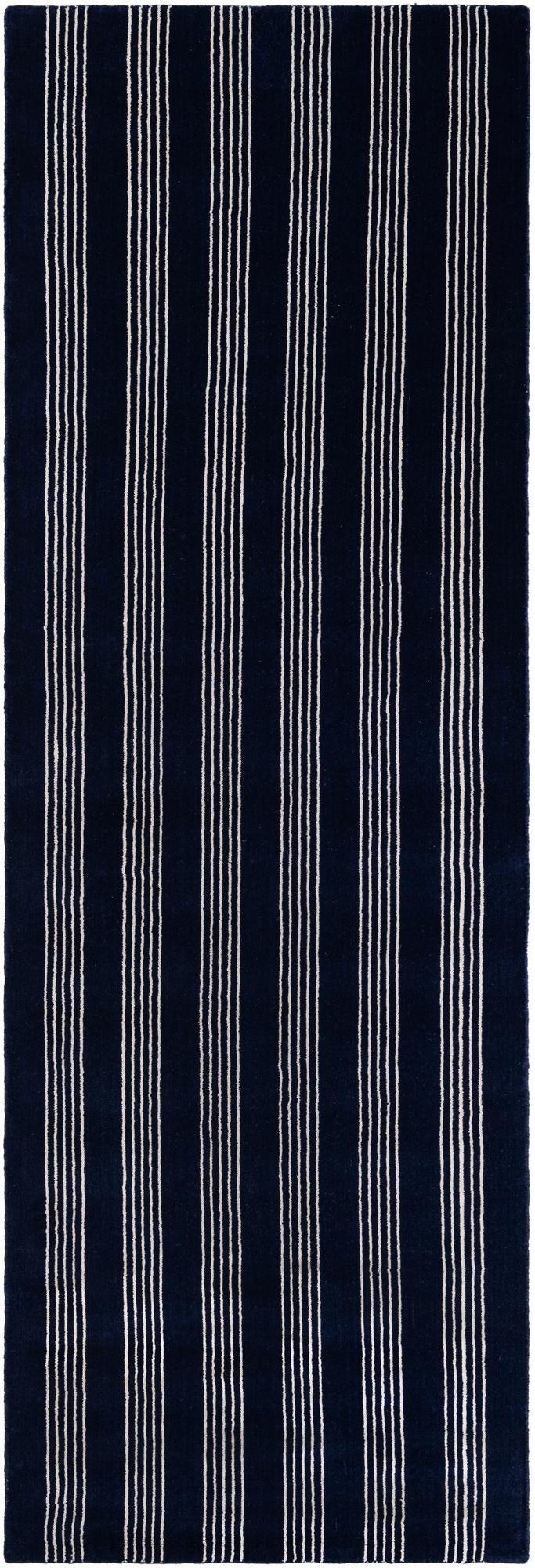 Zara Hills Wool Collection Area Rug - Savannah Runner Cobalt Blue  lifestyle 6