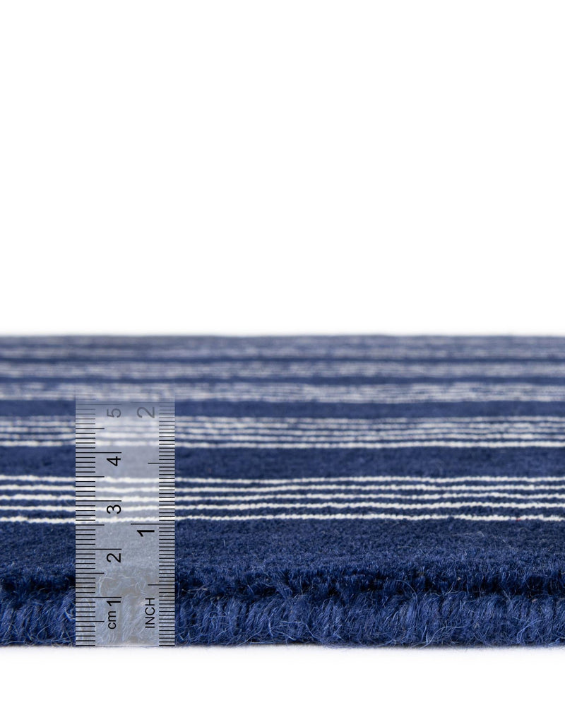 Zara Hills Wool Collection Area Rug - Savannah Runner Cobalt Blue  lifestyle 7