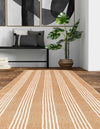 Zara Hills Wool Collection Area Rug - Savannah Runner Latte Brown  lifestyle 38