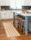 Zara Hills Wool Collection Area Rug - Savannah Runner Latte Brown  lifestyle 54