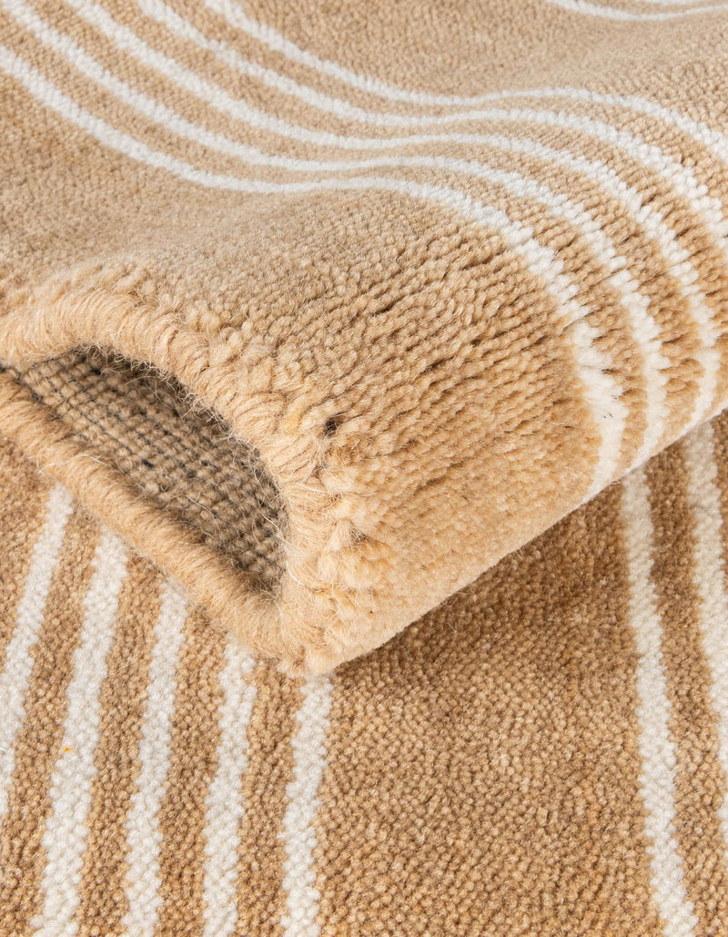Zara Hills Wool Collection Area Rug - Savannah Runner Coffee Brown  lifestyle 12
