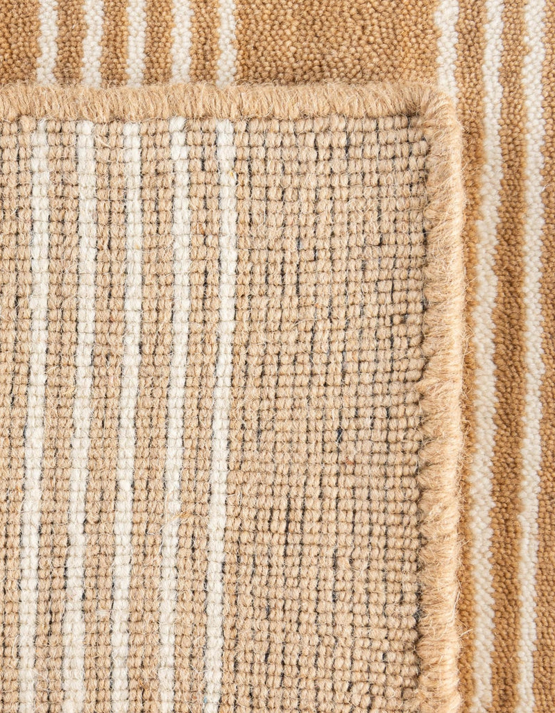 Zara Hills Wool Collection Area Rug - Savannah Runner Coffee Brown  lifestyle 24