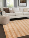 Zara Hills Wool Collection Area Rug - Savannah Square Latte Brown  lifestyle 37
