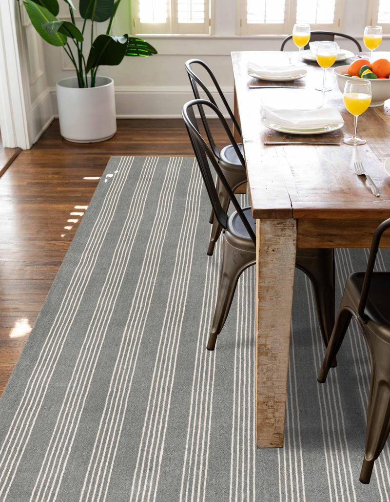 Zara Hills Wool Collection Area Rug - Savannah Rectangle Earl Gray  lifestyle 5