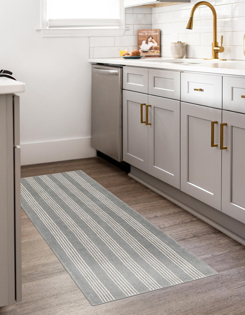 Zara Hills Wool Collection Area Rug - Savannah Runner Earl Gray  lifestyle 9