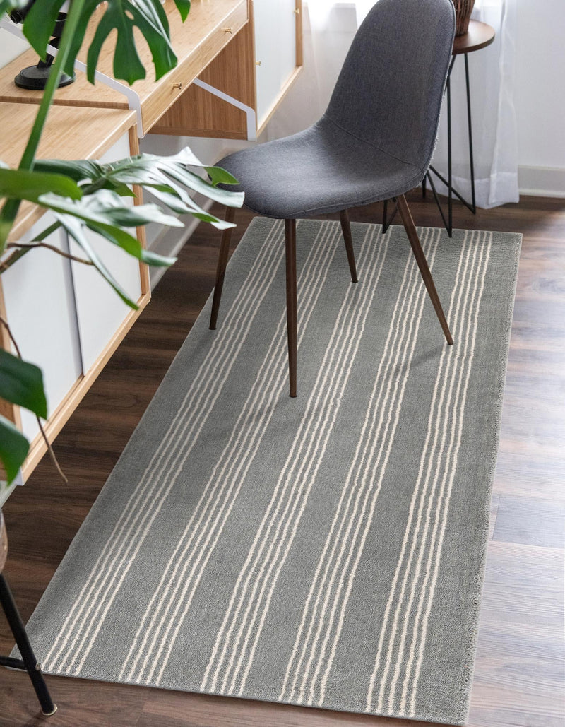 Zara Hills Wool Collection Area Rug - Savannah Runner Earl Gray  lifestyle 13