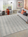Zara Hills Wool Collection Area Rug - Savannah Square Earl Gray  lifestyle 24