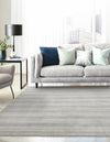 Zara Hills Wool Collection Area Rug - Savannah Square Earl Gray  lifestyle 31