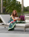 Jill Zarin Sedona Oasis Outdoor Collection Area Rug - Coconino (Silver Stars) Rectangle Silver Stars  lifestyle 7
