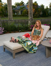 Jill Zarin Sedona Oasis Outdoor Collection Area Rug - Coconino (Navy Sky) Rectangle Navy Sky  lifestyle 7
