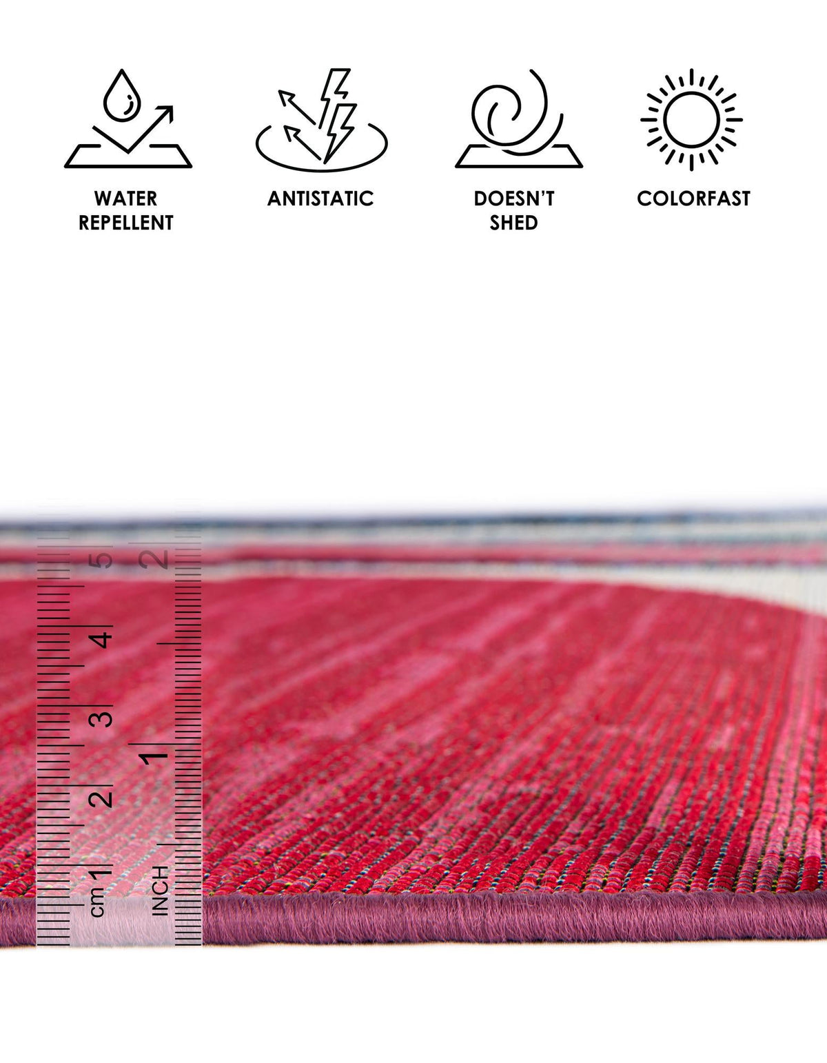 Urban Terrace Collection Area Rug - Venice Runner Multi  lifestyle 42