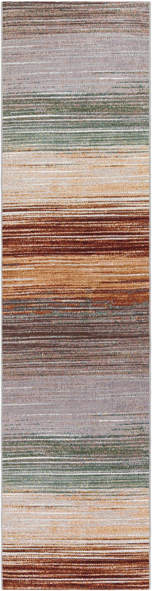Urban Terrace Collection Area Rug -  Corsica Runner Multi  lifestyle 11