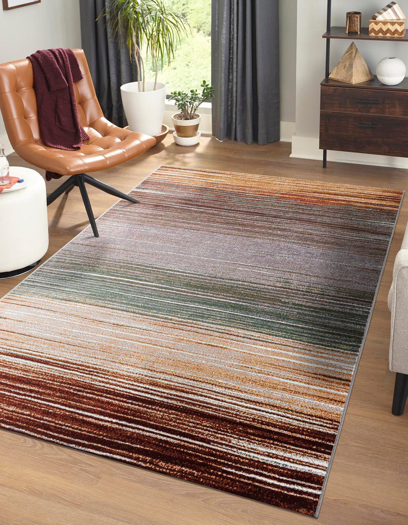 Urban Terrace Collection Area Rug -  Corsica Rectangle Multi  lifestyle 2