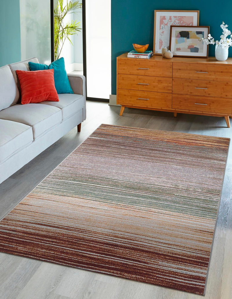 Urban Terrace Collection Area Rug -  Corsica Rectangle Multi  lifestyle 8