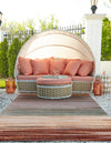 Urban Terrace Collection Area Rug -  Corsica Rectangle Multi  lifestyle 9