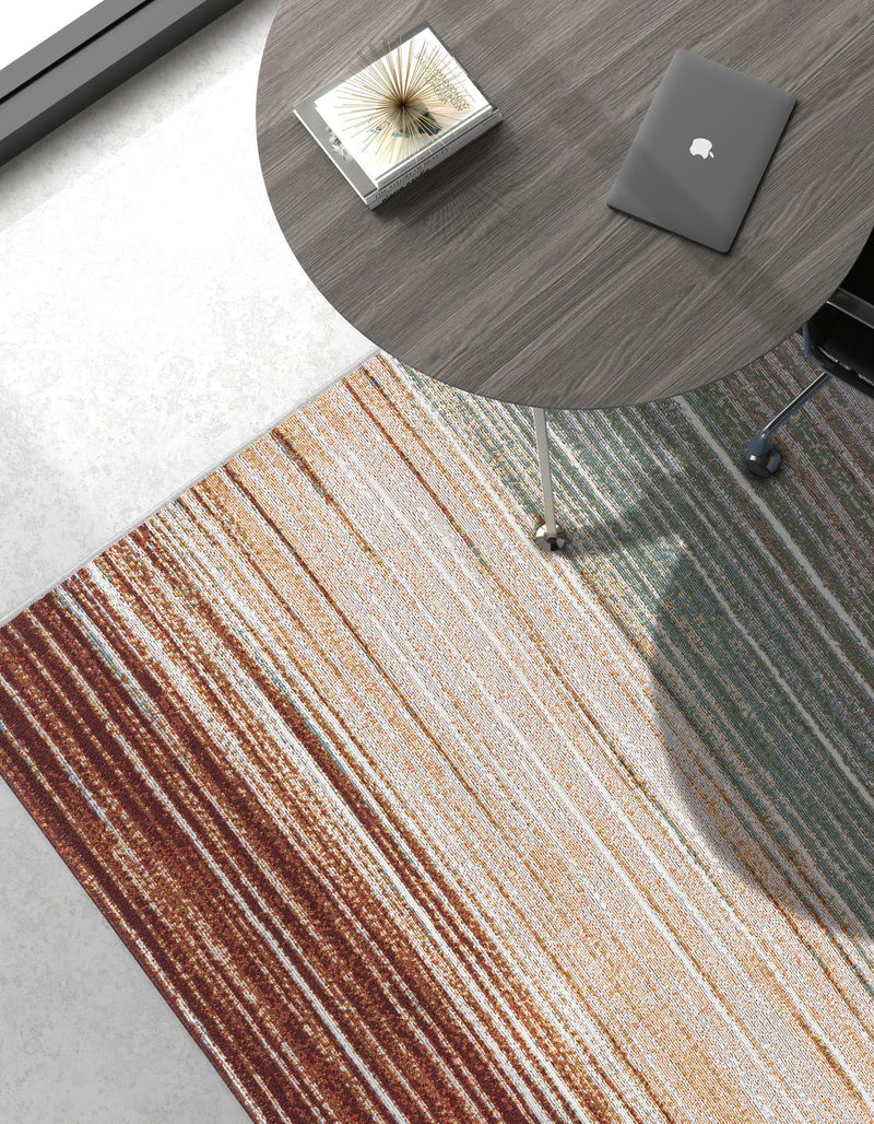 Urban Terrace Collection Area Rug -  Corsica Rectangle Multi  lifestyle 10