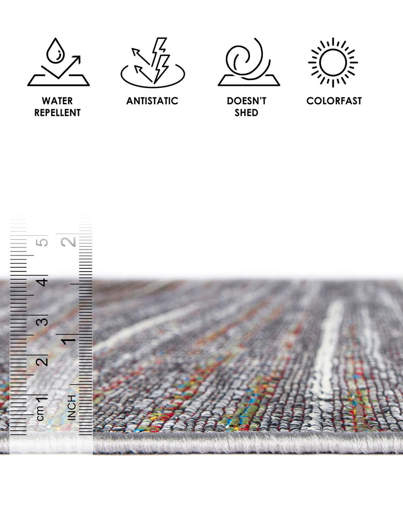 Urban Terrace Collection Area Rug -  Corsica Runner Multi  lifestyle 32