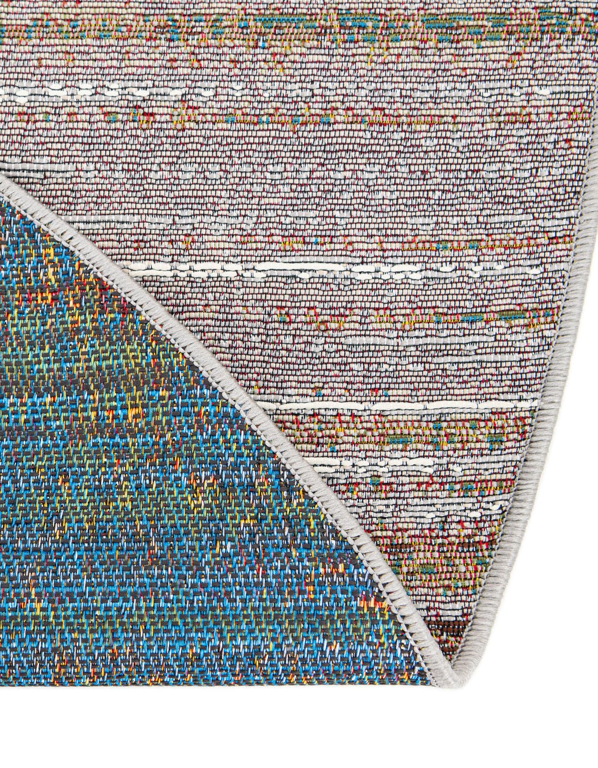 Urban Terrace Collection Area Rug -  Corsica Round Multi  lifestyle 38