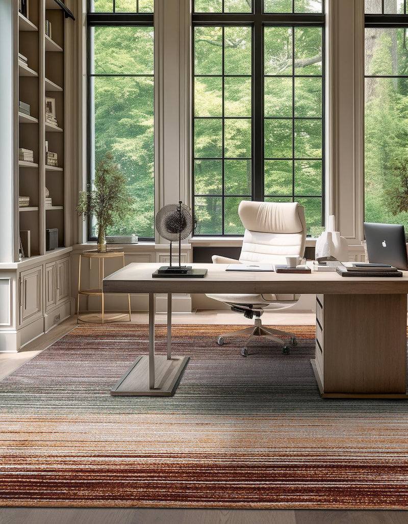 Urban Terrace Collection Area Rug -  Corsica Square Multi  lifestyle 23