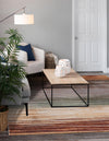 Urban Terrace Collection Area Rug -  Corsica Square Multi  lifestyle 31